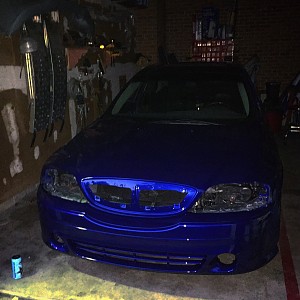 Pearl blue/Metallic black 02 Lincoln Ls V8