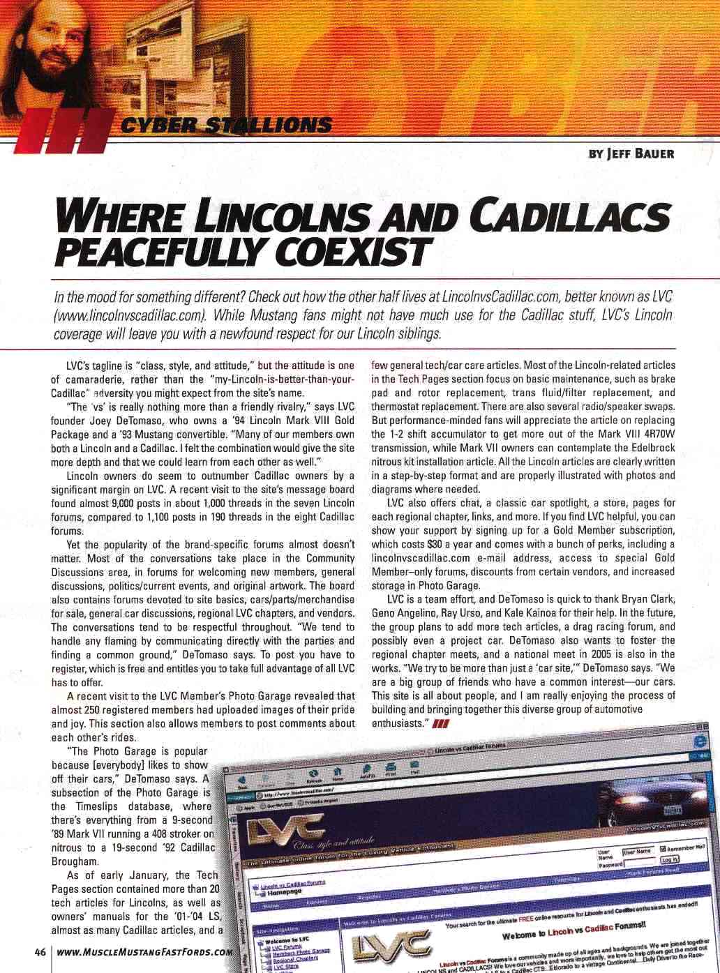 Lincoln vs Cadillac Article