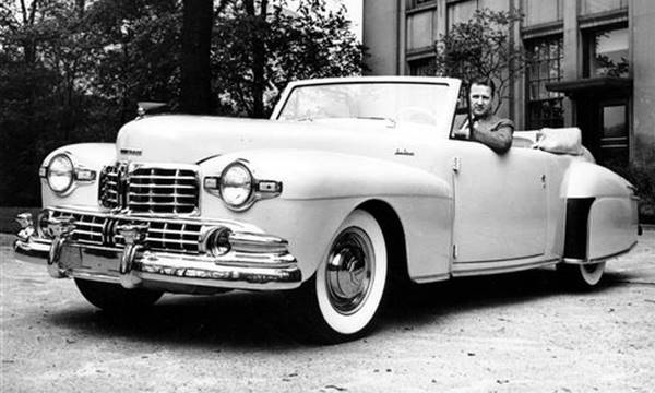 Video History Of The Lincoln Automobile Continental Henry Ford Ii Drives The Lincoln Continental