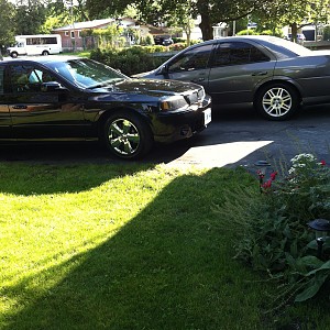 2003 LS V8 charcoal grey and 2006 LS  V8 black