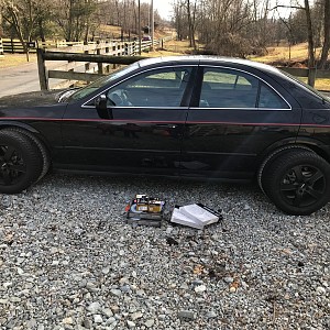 2002 Lincoln LS Sport Charcole on Black