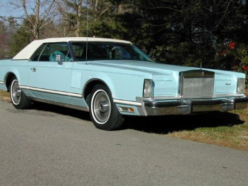1979 LINCOLN CONTINENTAL MARK V MY CAROLINA BLUE MARK
